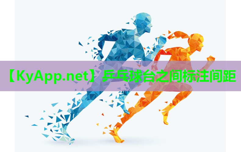乒乓球台之间标注间距